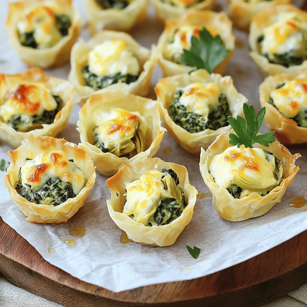 Spinach Artichoke Dip Bites Tasty and Simple Appetizer