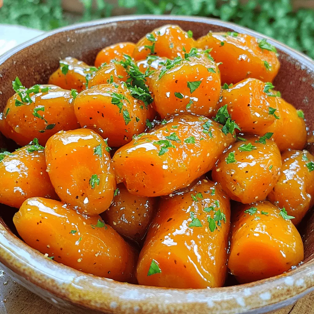 To make delicious Honey Mustard Glazed Carrots, you need simple yet tasty ingredients. Here’s what you will need: