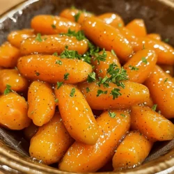 To make delicious Honey Mustard Glazed Carrots, you need simple yet tasty ingredients. Here’s what you will need:
