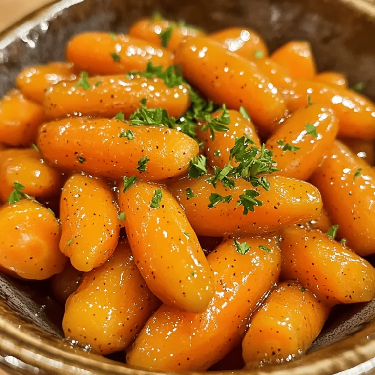 To make delicious Honey Mustard Glazed Carrots, you need simple yet tasty ingredients. Here’s what you will need: