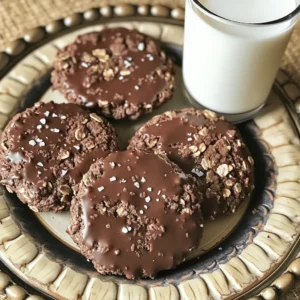 To make these no-bake chocolate oatmeal cookies, you will need: - 1 cup rolled oats - 1/2 cup creamy peanut butter - 1/4 cup unsweetened cocoa powder - 1/2 cup honey or maple syrup - 1/2 cup brown sugar - 1/4 cup milk (or dairy-free alternative) - 1 teaspoon vanilla extract - 1/2 cup dark chocolate chips (dairy-free if preferred) - A pinch of salt If you need to convert measurements, here are some quick tips: - 1 cup = 8 fluid ounces - 1/2 cup = 4 fluid ounces - 1/4 cup = 2 fluid ounces - 1 teaspoon = 5 milliliters These conversions help ensure your cookies turn out just right. You can easily adjust this recipe for dietary needs: - Use almond or sunflower butter instead of peanut butter for nut-free options. - Maple syrup can replace honey for a vegan choice. - Swap regular milk for almond or oat milk for a dairy-free version. These substitutions keep the flavor and texture delicious while catering to different diets. To make no-bake chocolate oatmeal cookies, start by gathering your ingredients. You will need rolled oats, peanut butter, cocoa powder, honey (or maple syrup), brown sugar, milk, vanilla extract, dark chocolate chips, and a pinch of salt. 1. First, take a medium saucepan. Over low heat, mix honey, brown sugar, cocoa powder, and milk. Stir it well until it melts and becomes smooth. This should take about 2-3 minutes. 2. Once melted, remove the pan from the heat. Add peanut butter and vanilla extract into the pan. Stir until the peanut butter melts and combines well with the chocolate mix. 3. In a large bowl, put the rolled oats and a pinch of salt. Pour the warm chocolate mixture over the oats. Mix well until every oat is coated. 4. Next, fold in the dark chocolate chips. Make sure they spread evenly through the mixture. 5. Now, line a baking sheet with parchment paper. Use a tablespoon to scoop the mixture and drop it onto the sheet. Flatten each scoop slightly with the back of the spoon. 6. Place the baking sheet in the fridge for at least 30 minutes. This helps the cookies set and become firm. 7. After they are set, take the cookies out and serve! Store any extras in an airtight container in the fridge. When melting chocolate or peanut butter, keep the heat low. High heat can burn them, leading to a gritty texture. Stir slowly to ensure everything melts evenly. If using natural peanut butter, it may be thicker. You can warm it slightly in the microwave for easier mixing. Avoid using quick oats in this recipe; they don’t hold up as well. Always measure ingredients accurately for the best results. If the mix feels too dry, add a splash more milk to reach the right consistency. Lastly, don’t skip the chilling step. This helps the cookies firm up nicely. For the full recipe, check out the [Full Recipe]. To get the best texture in your no-bake chocolate oatmeal cookies, use rolled oats. They give a chewier bite than quick oats. If you want a creamier feel, add more peanut butter. This adds richness and a smooth texture. Balance is key. Too much cocoa can make them dry. Adjust the cocoa powder to suit your taste. For uniform cookies, use a cookie scoop. This tool helps you portion out the dough evenly. If you don’t have a scoop, use a tablespoon. Make sure to flatten each cookie slightly. This helps them set evenly in the fridge. A consistent size ensures they all taste great and look good too! To boost the chocolate flavor, add a splash of espresso. It makes chocolate taste richer without adding a coffee flavor. You can also try different chocolate chips. Use dark, milk, or even white chocolate for fun twists. Another option is to sprinkle some sea salt on top. This contrast makes the chocolate stand out even more. For the full recipe, check out the complete guide. {{image_2}} You can change these cookies with fun add-ins. Try adding: - Chopped nuts (like almonds or walnuts) - Dried fruit (like raisins or cranberries) - Seeds (like chia or flaxseeds) - Coconut flakes These options add flavor and texture. You can mix and match to find your favorite. Want to change the taste? You can swap the peanut butter for other nut butters. Almond butter or cashew butter works well. For sweeteners, use agave syrup or coconut sugar instead of honey or brown sugar. These swaps can give the cookies a new twist. You can make your cookies chewy or crunchy. For chewy cookies, use more oats and let them set less time in the fridge. For crunchier cookies, add more oats or let them sit longer. You can even bake them for a few minutes if you want a different texture. Experiment with these variations to create the perfect no-bake chocolate oatmeal cookies that suit your taste! To keep your no-bake chocolate oatmeal cookies fresh, store them in an airtight container. Place parchment paper between layers if stacking. This prevents sticking and keeps the cookies intact. Store the container in the fridge for the best flavor and texture. Avoid leaving them at room temperature for too long. When stored properly, these cookies last about one week in the fridge. You may notice the texture change slightly over time, but they remain tasty. If you want to enjoy them longer, consider freezing them. Freezing cookies is simple. First, let them cool completely. Then, place them in a freezer-safe bag or container. They can last for up to three months in the freezer. When you want to eat some, take them out and let them thaw in the fridge. For a quick treat, you can also enjoy them straight from the freezer! Yes, you can use quick oats. They will change the texture. Quick oats create a softer, chewier cookie. For more bite, stick with rolled oats. Rolled oats give cookies a heartier feel. To make these cookies vegan, swap honey for maple syrup. Use dairy-free chocolate chips and nut milk. This way, you enjoy a tasty treat that fits a vegan diet. To soften hardened peanut butter, microwave it for a few seconds. Stir it well to mix the heat. You can also add a splash of warm water. This helps smooth it out for easier mixing. Yes! Almond or cashew butter works great. Each nut butter gives a unique taste. Choose one that you like best for your cookies. These cookies take about 30 minutes to set in the fridge. Make sure they are firm before serving. This helps them hold their shape and adds to the texture. Absolutely! Chopped nuts or seeds add crunch and flavor. Walnuts or sunflower seeds are great options. Just mix them in with the oats for an extra boost. Store your cookies in an airtight container. Keep them in the fridge for freshness. They will last up to a week if stored properly. Yes, you can freeze them! Place cookies in a single layer in a freezer bag. They last up to three months in the freezer. Just thaw before enjoying again! If you prefer a sweeter cookie, add more honey or maple syrup. You can also sprinkle some sugar on top before chilling. This gives a nice touch of sweetness. Yes! Use gluten-free oats to make them gluten-free. Check the label to ensure they are certified gluten-free. This way, everyone can enjoy your cookies! We covered the key ingredients, cooking steps, and helpful tips for making cookies. Knowing the right measurements and substitutions helps everyone enjoy baking, no matter their needs. Use my tips to avoid common mistakes and create perfect cookies. Explore variations to keep your recipes fresh and exciting. Finally, remember the best ways to store your treats for later enjoyment. With these insights, you can confidently bake delicious cookies every time. Enjoy your baking journey!