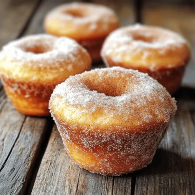 Cinnamon Sugar Donut Muffins Simple and Delicious Treat