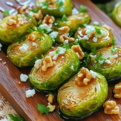 To make this tasty side dish, gather these key ingredients: - 1 pound Brussels sprouts, halved - 3 tablespoons balsamic vinegar - 2 tablespoons honey or maple syrup - 2 tablespoons olive oil - 1 teaspoon garlic powder - Salt and pepper to taste These ingredients work together to create rich flavors. The balsamic vinegar adds sweetness and depth. Honey or maple syrup balances the tanginess. Olive oil helps the sprouts roast nicely. Garlic powder boosts the overall taste. You can also add extra ingredients to make your dish even better. Consider these options: - 1/4 cup chopped walnuts (for crunch) - 1/4 cup crumbled feta cheese (for tang) - Fresh parsley, chopped (for garnish) These add-ins provide texture and flavor. Walnuts give a nice crunch, while feta adds a creamy tang. Fresh parsley brightens up the dish with color and taste. Balsamic Glazed Brussels Sprouts are not only delicious but also healthy. Here’s a quick look at their benefits: - Low in calories and high in fiber - Packed with vitamins C and K - Contains antioxidants that support health This dish fits well into many diets. It can be a great addition to meals. If you want to know the full recipe, check out the [Full Recipe]. Enjoy cooking! To start, choose fresh Brussels sprouts. Look for bright green ones with tight leaves. Cut off the ends and remove any yellow leaves. Next, slice each sprout in half. This helps them cook evenly and soak up the flavor. In a large bowl, mix the halved sprouts with olive oil, garlic powder, salt, and pepper. Make sure every piece is coated well. This will give your sprouts a tasty base. Preheat your oven to 400°F (200°C). This temperature helps create a nice caramelization. Line a baking sheet with parchment paper for easy cleanup. Spread the Brussels sprouts on the baking sheet in a single layer. Avoid stacking them. This allows hot air to circulate and cook them evenly. Roast for 20 minutes, shaking the pan halfway through. This step helps them brown well on all sides. While the sprouts roast, combine balsamic vinegar and honey (or maple syrup) in a small bowl. This mix will become your glaze. After the first 20 minutes, take the sprouts out of the oven. Drizzle the balsamic mixture over them. Toss to coat every sprout well. Return them to the oven for another 10-15 minutes. They should be caramelized and tender when done. If you want extra crunch, add chopped walnuts during the last 5 minutes of roasting. Once out of the oven, let them cool a bit. For a special touch, sprinkle crumbled feta cheese and chopped parsley on top. Enjoy your Balsamic Glazed Brussels Sprouts! For the complete recipe, check the [Full Recipe]. When picking Brussels sprouts, look for small, firm ones. They should be bright green and tightly closed. Avoid any that are yellowing or have brown spots. Fresh sprouts should feel heavy for their size. If you can, choose sprouts that still have their stems. This keeps them fresh longer. Many people overcook Brussels sprouts. This makes them mushy and bitter. Aim for a nice caramelization without burning. Always coat them evenly with oil and seasonings. Forgetting to toss them halfway through roasting can lead to uneven cooking. Lastly, don’t skip the balsamic glaze; it adds great flavor. These Brussels sprouts taste great on their own or as a side dish. Serve them with grilled chicken or fish for a tasty meal. You can also add them to a salad for crunch and flavor. Try them with quinoa or rice for a hearty, healthy dish. For extra flair, top them with crumbled feta or walnuts. These options create a delightful mix of tastes and textures. Check out the Full Recipe for more tips! {{image_2}} If you want to try a different sweetener, there are great options. You can use maple syrup for a rich taste. Agave nectar is another choice for a lighter flavor. Brown sugar brings a nice caramel note too. Each sweetener adds its own twist to the glaze. Choose one that you like best! You can add more fun to your Brussels sprouts. Try adding bacon bits for a savory crunch. You might also like adding apples for a sweet touch. If you prefer, substitute walnuts with pecans or almonds for a different nutty flavor. Crumbled blue cheese can also replace feta for a tangy kick. Mix and match to find your favorite combo! Balsamic glazed Brussels sprouts are versatile. They pair well with chicken, beef, or fish. You can also serve them with grains like quinoa or brown rice. This adds more fiber and makes the meal heartier. Experiment with different proteins or grains to create a balanced dish. The sprouts will shine no matter what you choose! For the full recipe, check the detailed instructions and tips to make this side dish a delight! To keep your Balsamic Glazed Brussels Sprouts fresh, place them in an airtight container. Make sure the sprouts cool down before sealing. This step helps prevent moisture buildup. Store them in the fridge for up to three days. If you want to keep them longer, freezing is a great option. When you're ready to enjoy your leftovers, reheat them in the oven. Preheat your oven to 350°F (175°C). Spread the Brussels sprouts on a baking sheet. Heat for about 10-15 minutes until they are warm and crispy again. If you prefer, you can also use a microwave, but the oven gives better results. If you want to freeze your Balsamic Glazed Brussels Sprouts, first cool them completely. Place them on a baking sheet in a single layer and freeze for about two hours. This step stops them from clumping together. After they are frozen, transfer the sprouts to a freezer bag or container. They can last up to three months in the freezer. When you are ready to eat them, thaw in the fridge overnight before reheating. For full details on making this dish, check the Full Recipe. To make Balsamic Glazed Brussels Sprouts vegan, simply swap honey for maple syrup. Use olive oil as your base, which is already vegan. This change keeps the dish sweet and tasty without any animal products. Yes, you can prepare Brussels sprouts ahead of time. Wash and halve them, then store them in the fridge. You can also mix the oil and spices in advance. Just keep the balsamic glaze separate until you are ready to roast. This way, your dish stays fresh and flavorful. Balsamic Glazed Brussels Sprouts pair well with many dishes. Try them with roasted chicken or grilled fish for a balanced meal. They also complement pasta dishes or quinoa bowls nicely. For a vegetarian option, serve with a hearty grain salad. You can find the full recipe and more tips to enhance your meal! This blog post covered the essentials for making balsamic glazed Brussels sprouts. We explored key ingredients, followed step-by-step instructions, and shared tips for success. I also discussed variations and how to store leftovers properly. In summary, you now have the tools to create a tasty dish that fits your needs. Enjoy your cooking and feel free to customize the recipe! Your perfect Brussels sprouts await.