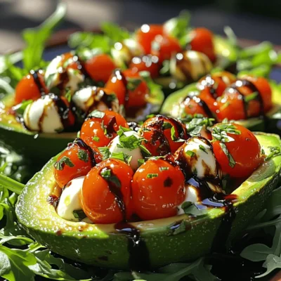 Caprese Stuffed Avocados Flavorful and Easy Recipe