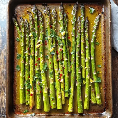 Lemon Garlic Roasted Asparagus Flavorful and Easy Dish