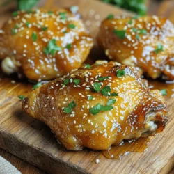 Honey Garlic Chicken Thighs Flavorful Dinner Option