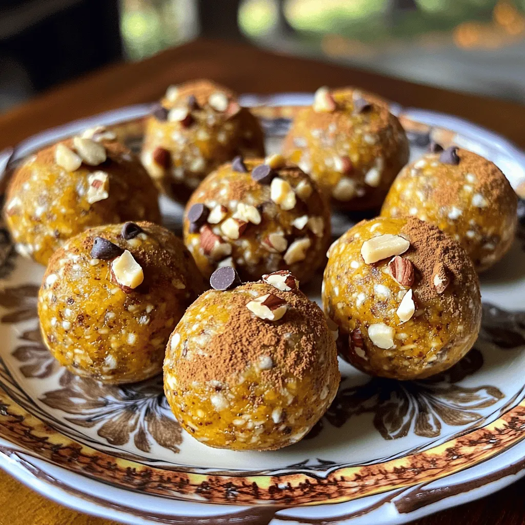 Pumpkin Spice Energy Balls Tasty and Healthy Snack