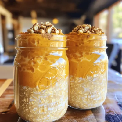 Pumpkin Spice Overnight Oats Simple and Easy Recipe