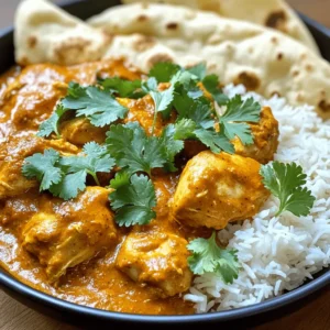 To make Instant Pot Chicken Tikka Masala, you need these key ingredients: - 2 lbs boneless, skinless chicken thighs, cut into bite-sized pieces - 1 cup plain yogurt - 3 tablespoons tikka masala spice blend - 1 tablespoon ginger-garlic paste - 1 tablespoon olive oil - 1 medium onion, finely chopped - 1 can (14 oz) crushed tomatoes - 1 cup coconut milk - 1 teaspoon garam masala - Salt to taste - Fresh cilantro, chopped (for garnish) These ingredients come together to create rich flavors and a creamy sauce. Spices make this dish special. The tikka masala spice blend adds warmth and depth. The ginger-garlic paste gives a fresh kick. Garam masala adds a final touch of fragrance. Each spice plays a role in building flavor. Garnishes add color and freshness. I love using fresh cilantro. It brightens the dish and adds a burst of flavor. You can also serve this dish with a side of basmati rice or warm naan. These options help soak up that delicious sauce. Start by mixing yogurt, tikka masala spice blend, and ginger-garlic paste in a bowl. Add 2 lbs of boneless, skinless chicken thighs cut into bite-sized pieces. Make sure the chicken is well coated in the marinade. Cover the bowl and let it marinate for at least 30 minutes. If you can, marinate overnight for even more flavor. Next, turn on your Instant Pot and set it to Sauté mode. Pour in 1 tablespoon of olive oil and let it heat. Once the oil is hot, add 1 medium onion, finely chopped. Sauté the onion until it turns golden brown, which takes about 5 to 7 minutes. This step adds a sweet and rich base to your dish. Now, add the marinated chicken to the Instant Pot, including all the marinade. Stir it well with the sautéed onions. Then, pour in 1 can of crushed tomatoes and 1 cup of coconut milk. Add 1 teaspoon of garam masala and salt to taste. Mix everything together. Cancel the Sauté mode and close the lid. Set the valve to sealing and cook on Manual or Pressure Cook mode for 10 minutes. After cooking, let the pressure release naturally for 10 minutes, then quick release any remaining pressure. Open the lid, stir gently, and adjust seasoning if needed. For the full recipe, check out the detailed instructions. Enjoy your meal! To make your chicken tikka masala shine, marinate your chicken well. Mix yogurt, tikka masala, and ginger-garlic paste in a bowl. Add the chicken and coat every piece. I suggest marinating for at least 30 minutes. For the best taste, let it marinate overnight. This extra time allows the chicken to soak up all the flavors. Want to change how spicy your dish is? Start with the tikka masala blend. If you like it mild, use less spice. If you prefer it hot, add more. You can also add chopped green chilies for heat. Taste the sauce before serving. If it is too spicy, add a bit of coconut milk to balance it. A thick sauce is key to a great chicken tikka masala. If your sauce is too thin, try a few tricks. First, let it cook longer with the lid off to reduce it. You can also mix in some cornstarch. To do this, mix 1 tablespoon of cornstarch with water and stir it in. This will help the sauce become creamy and delicious. {{image_2}} If you want a vegetarian dish, try using paneer. Paneer is a fresh cheese common in Indian cooking. Just cut 1 pound of paneer into cubes. Follow the same recipe. You can skip the marination step, as paneer cooks quickly. Sauté the paneer with onions until golden. Then, mix it into the sauce. This option is rich and filling. Adding vegetables boosts the nutrition of your meal. Vegetables like bell peppers, peas, or spinach work well. Chop them into small pieces. Add them to the pot along with the chicken. They will cook nicely in the sauce. This not only adds color but also flavor. You can also use frozen veggies for convenience. You can try different proteins for variety. Substitute chicken with shrimp, beef, or tofu. If using shrimp, cook for just 5 minutes under pressure. For beef, cut it into small pieces and cook for 15 minutes. Tofu can be added like paneer. Each protein brings a unique taste to the dish. Feel free to experiment to find your favorite version. For the full recipe, check out the main article. Store your Chicken Tikka Masala in an airtight container. It stays fresh for up to four days in the fridge. Allow it to cool down before sealing. This helps avoid moisture buildup. When ready to eat, check for any off smells. If it smells fine, it’s good to go! You can freeze Chicken Tikka Masala for up to three months. Use freezer-safe containers or bags for best results. Make sure to leave some space for expansion. Label the containers with the date. This way, you know how long it has been frozen. To reheat, thaw it in the fridge overnight first. You can then use a microwave or stovetop. Heat on low and stir often to avoid burning. If it seems dry, add a splash of water or coconut milk. This will help restore its creamy texture. Yes, you can make Chicken Tikka Masala without an Instant Pot. You can use a regular pot on the stove. Start by marinating the chicken like in the Instant Pot recipe. Sauté the onions and then add the marinated chicken. Cook it on low heat until the chicken is tender. This method takes longer but gives great flavor. In the Instant Pot, it takes about 10 minutes to cook Chicken Tikka Masala under pressure. However, the total time includes marinating the chicken and the time to build and release pressure. Overall, plan for about 40 minutes. This includes prep time and natural release. Chicken Tikka Masala pairs well with basmati rice. You can also serve it with naan bread for dipping. Adding a side of cucumber salad or yogurt raita helps balance the spices. Consider serving it with a fresh herb garnish, like cilantro, for added flavor. For a complete meal, include a vegetable dish, such as sautéed spinach. For the Full Recipe, check the complete instructions above. This guide covered key ingredients and steps to make Chicken Tikka Masala in your Instant Pot. We explored spices, cooking methods, and even tasty variations like a vegetarian option. Remember to marinate the chicken well for great flavor. Use my tips for adjusting spices and thickening the sauce to suit your taste. Now you can enjoy this dish any time. Just store leftovers right for happy meals later. Enjoy making this delicious dish!
