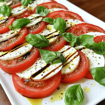 Easy Caprese Salad Fresh and Flavorful Dish