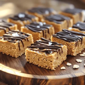 To make no-bake peanut butter bars, you need simple ingredients. Here’s what you need: - 1 cup creamy peanut butter - 1 cup rolled oats - 1/2 cup honey or maple syrup - 1/4 cup coconut flour - 1/2 cup dark chocolate chips (dairy-free if preferred) - 1/4 teaspoon vanilla extract - Pinch of salt These ingredients work together to create a sweet and nutty flavor. The peanut butter gives it a rich taste, while oats add a nice texture. Honey or maple syrup acts as a sweetener and helps bind everything together. I love adding some extras to enhance the flavor. Here are some fun options: - Chopped nuts (like almonds or walnuts) - Dried fruits (like cranberries or raisins) - A sprinkle of cinnamon or cocoa powder Feel free to mix and match based on your taste. These add-ins can make your bars even more delightful and unique. If you have dietary needs, you can swap out ingredients easily. Here are some ideas: - Use crunchy peanut butter for a different texture. - Substitute agave nectar for honey or maple syrup. - Swap coconut flour with almond flour for a nutty flavor. These substitutions make it easy for everyone to enjoy these tasty bars. You can find the full recipe for no-bake peanut butter bars to get started! Start by gathering all your ingredients. You will need creamy peanut butter, honey, rolled oats, coconut flour, dark chocolate chips, vanilla extract, and a pinch of salt. In a large mixing bowl, combine the creamy peanut butter and honey. Mix until it is smooth. This step creates a rich base for your bars. Next, add the rolled oats, coconut flour, vanilla extract, and salt to the peanut butter mixture. Stir everything together well. You want to ensure that each ingredient blends in nicely. This helps create a uniform texture in your bars. After that, fold in the dark chocolate chips. Make sure they are evenly distributed throughout your mixture. Line an 8x8-inch baking dish with parchment paper. This makes it easy to lift the bars out later. Pour the peanut butter mixture into the dish. Press it down firmly with a spatula or your hands. Make sure the layer is even and well-packed. After that, place the dish in the refrigerator. Let it chill for at least 1-2 hours. Once firm, lift the bars out using the parchment overhang. Cut them into squares or bars. Enjoy your no-bake peanut butter bars! For the full recipe, check the link. To get the best texture, use creamy peanut butter. This keeps the bars smooth. If you want a slight crunch, add chopped nuts. Make sure to mix well. This helps all the ingredients blend evenly. Press the mixture firmly into the baking dish. This step is key for a solid bar. You can save time by measuring all your ingredients first. This way, you have everything ready to go. Use quick-cooking oats if you want a softer texture. They mix in faster. Also, line your baking dish with parchment paper. This helps with easy cleanup and removes the bars easily. A large mixing bowl is important for this recipe. You will also need a spatula to mix and press the bars. A measuring cup helps to get exact amounts. Using a sharp knife makes cutting the bars easier. Lastly, a refrigerator is needed to set the bars firm. For the full recipe, check the details above. {{image_2}} You can switch up the nut butters in this recipe. Almond butter and cashew butter work great. Each nut butter gives a unique flavor. You can even mix different nut butters. This fun twist keeps your bars exciting and fresh. Adding fruit can make your bars even tastier. Dried fruits like cranberries, raisins, or apricots add sweetness and chewiness. You can also add fresh fruit like banana slices. Just keep in mind that fresh fruit may change the texture. Experiment with different fruits to find your favorite blend. These bars can fit various diets. To make them gluten-free, use certified gluten-free oats. For dairy-free options, choose dairy-free chocolate chips. Coconut flour is already gluten-free, so it works well. This way, everyone can enjoy these delicious no-bake peanut butter bars. Check the Full Recipe for more ideas and tips. Store your no-bake peanut butter bars in an airtight container. This keeps them fresh. Place a piece of parchment paper between layers to prevent sticking. Keep them in the fridge for the best taste. If you plan to eat them within a week, the fridge works well. These bars can last up to one week in the fridge. After that, they may lose flavor or texture. If you notice any changes, it's best to toss them. Always check for odd smells or colors before eating. You can freeze no-bake peanut butter bars for longer storage. Wrap each bar in plastic wrap and place them in a freezer bag. They can last up to three months in the freezer. Thaw them in the fridge overnight before enjoying. This way, you can always have a sweet treat on hand! For the complete recipe, check the [Full Recipe]. Yes, you can use crunchy peanut butter. It adds a nice texture. The bars will still taste great. Just remember, the chunks may change how they feel in your mouth. If you like a bit of crunch, go for it! You can use agave syrup or brown rice syrup. Both work well and offer sweetness. If you want a low-sugar option, try using mashed bananas. They will add natural sweetness and moisture. To make these bars vegan, simply use maple syrup instead of honey. Choose dairy-free chocolate chips too. This way, you keep the bars tasty and plant-based. It’s a simple swap that still gives great flavor. Yes, you can add protein powder! Start with one scoop and mix it in. This will boost the protein content without changing the taste much. Just be sure to adjust the wet ingredients a bit if it gets too dry. Check the Full Recipe for the best results! In this article, we explored how to make no-bake peanut butter bars. We covered key ingredients, options for adding flavor, and substitutions for dietary needs. The step-by-step instructions guide you through mixing and forming the bars. Tips and tricks help you achieve great texture and prepare quickly. We also shared variations and storage tips for keeping your bars fresh. Enjoy these bars as a tasty snack that fits your dietary choices. Feel free to experiment and make them your own!