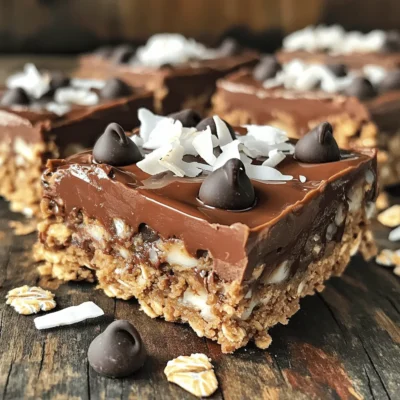 No-Bake Chocolate Oat Bars Easy and Delicious Treat