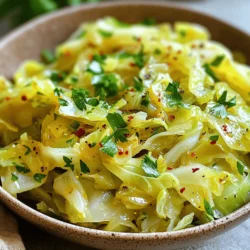 Garlic Sautéed Cabbage Simple and Flavorful Dish