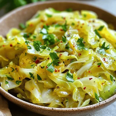 Garlic Sautéed Cabbage Simple and Flavorful Dish