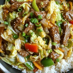 Minute Beef & Cabbage Stir Fry Quick and Easy Meal