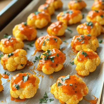 Buffalo Cauliflower Bites Flavorful and Easy Snack