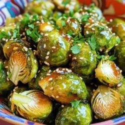 - 1 lb fresh Brussels sprouts, trimmed and halved - 3 tablespoons honey - 2 tablespoons soy sauce - 3 cloves garlic, minced - 2 tablespoons olive oil - Salt and pepper to taste - 1 teaspoon sesame seeds - Fresh parsley, chopped (for garnish) These ingredients come together to make a tasty dish. Each one plays an important role. The Brussels sprouts give a crunchy base. Honey adds sweetness, while soy sauce brings a savory touch. Garlic adds a strong flavor that makes the dish pop. Olive oil helps everything cook well in the air fryer. When you add salt and pepper, it enhances the taste. Sesame seeds give a nice crunch on top. Finally, parsley adds a fresh look and flavor. Gather these items before you start cooking. You’ll be amazed at how simple it is to make this dish shine! Start by preheating your air fryer to 375°F (190°C). This step is crucial. A hot air fryer cooks the Brussels sprouts evenly. It helps achieve that perfect crispiness. In a large bowl, whisk together three tablespoons of honey, two tablespoons of soy sauce, three minced garlic cloves, and two tablespoons of olive oil. Mix until it’s smooth and well combined. This honey garlic mixture gives the sprouts their sweet and savory flavor. Next, add one pound of trimmed and halved Brussels sprouts to the bowl. Toss them well in the honey garlic mixture. Make sure each piece gets coated. Let the sprouts marinate for about ten minutes. This step enhances their taste. Place the marinated Brussels sprouts in the air fryer basket. Arrange them in a single layer for even cooking. Air fry for 12 to 15 minutes. Shake the basket halfway through. This will help them cook evenly and get crispy. Once they are crispy and tender, take them out. Season with salt and pepper to taste. For a finishing touch, sprinkle one teaspoon of sesame seeds on top. You can also garnish with chopped fresh parsley. Serve them in a colorful bowl for a great look. To make your honey garlic Brussels sprouts pop, use fresh ingredients. Fresh Brussels sprouts give the best taste. For the sauce, mix honey, soy sauce, and garlic well. Let the sprouts marinate for 10 minutes. This step allows the flavors to soak in. You can also adjust the honey for sweetness. If you like it spicy, add chili flakes to the mix. To cook the Brussels sprouts evenly, arrange them in a single layer in the air fryer. Avoid overcrowding the basket. Shaking the basket halfway through helps them cook better. Check for doneness around 12 minutes. They should be crispy and tender. If you want more crunch, cook them a bit longer. Garnishing adds a nice touch to your dish. Besides sesame seeds, try chopped nuts for crunch. You could also use sliced green onions for a fresh taste. Another option is crumbled feta cheese for a tangy kick. Experiment with different toppings to find your favorite! {{image_2}} If you like heat, add some chili flakes. Just sprinkle a teaspoon or two into the honey garlic mix. You can also use Sriracha for a bolder kick. Mix it in with the honey and soy sauce. This small change makes a big impact on flavor. Your taste buds will thank you! Want to take your Brussels sprouts to the next level? Add crispy bacon! Cook the bacon until crisp, then chop it into bits. Toss the bacon with the sprouts right before cooking. The salty, smoky taste enhances the sweet honey garlic sauce. It’s a perfect match that makes this dish even better. You can easily make this dish vegetarian or vegan. Swap honey for maple syrup or agave for a plant-based sweetener. Use tamari instead of soy sauce if you need it gluten-free. This keeps the dish delicious while meeting dietary needs. Everyone can enjoy these tasty Brussels sprouts! After making your Air Fryer Honey Garlic Brussels Sprouts, let them cool. Store them in an airtight container. They stay fresh for up to three days in the fridge. Keeping them sealed helps to lock in the flavors. Make sure to place a piece of parchment paper between layers if stacking. This will stop them from getting soggy. Reheating is easy. You can use the air fryer again. Set it to 350°F (175°C). Place the Brussels sprouts in the basket. Heat for about 5-7 minutes, shaking halfway through. This will make them crispy again. You can also reheat them in the microwave. Just use a microwave-safe dish and cover it. Heat in 30-second bursts until hot. If you want to keep them longer, freezing works well. First, cool the Brussels sprouts completely. Spread them out on a baking sheet in a single layer. Freeze for about 1 hour until firm. Then, transfer them to a freezer bag. Remove as much air as possible. They can last for up to three months in the freezer. When ready to eat, reheat directly from frozen in the air fryer. You should air fry Brussels sprouts for 12 to 15 minutes. Start at 375°F (190°C). Shake the basket halfway through. This helps them cook evenly. You want them crispy on the outside and tender inside. Yes, you can make the honey garlic sauce ahead of time. Mix honey, soy sauce, minced garlic, and olive oil in a bowl. Store it in the fridge for up to three days. This saves time on busy days. Many vegetables work great in the air fryer. Some of my favorites include: - Broccoli - Cauliflower - Carrots - Zucchini You can season them just like Brussels sprouts for tasty results. To reduce bitterness, try these tips: - Trim off the ends and remove any yellow leaves. - Marinate them well in the honey garlic sauce. - Roast or air fry until they are crispy. These methods help balance their natural flavor. This blog post covered how to make tasty air-fried Brussels sprouts. We explored essential ingredients, a simple step-by-step guide, and tips to boost flavor. I shared variations like adding spice or bacon for extra taste. You can also find storage tips to keep your sprouts fresh. In summary, enjoy experimenting with this dish. It is a great way to eat your veggies!
