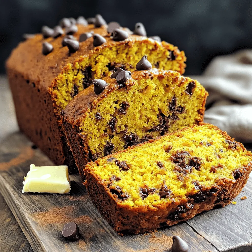Pumpkin Chocolate Chip Bread Delightful Moist Treat