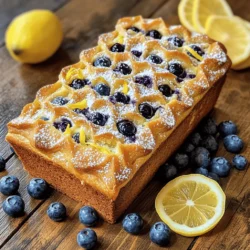 - 1 ½ cups all-purpose flour - 1 teaspoon baking powder - ½ teaspoon baking soda - ¼ teaspoon salt To start, we need to mix our dry ingredients. Use all-purpose flour for a soft texture. The baking powder and baking soda help the loaf rise. Salt adds flavor and balances the sweetness. - ½ cup unsalted butter - 1 cup granulated sugar - 2 large eggs Next, we turn to the wet ingredients. Softened unsalted butter makes the loaf rich and moist. Granulated sugar gives it sweetness. The eggs help bind everything together. - 1 tablespoon lemon zest - ¼ cup fresh lemon juice - 1 teaspoon vanilla extract - 1 cup fresh blueberries - ¼ cup powdered sugar (for drizzle) Now, let’s add some zest! Lemon zest and fresh lemon juice bring a bright flavor. Vanilla extract adds warmth. Fresh blueberries add a burst of sweetness. Finally, we need powdered sugar for a lovely drizzle on top. Gather these ingredients, and you’re ready to bake a delicious lemon blueberry loaf! First, preheat your oven to 350°F (175°C). This step is key for even baking. Next, take a 9x5 inch loaf pan. Grease it with butter or line it with parchment paper. This makes it easy to remove the loaf later. In a medium bowl, whisk together the dry ingredients. You will need 1 ½ cups of all-purpose flour, 1 teaspoon of baking powder, ½ teaspoon of baking soda, and ¼ teaspoon of salt. Make sure they mix well. This creates a good base for your loaf. In a large bowl, cream together ½ cup of softened unsalted butter and 1 cup of granulated sugar. Use a hand mixer or stand mixer for this. Mix until the mixture is light and fluffy. This can take a few minutes. Then, add 2 large eggs, one at a time. Mix well after each addition. Next, add 1 tablespoon of lemon zest, ¼ cup of fresh lemon juice, and 1 teaspoon of vanilla extract. Mix until everything combines smoothly. Now, it's time to combine your mixtures. Gradually add the dry ingredients to the wet mixture. Stir gently until just combined. Be careful! Overmixing can make your loaf tough. Then, fold in 1 cup of fresh blueberries. Make sure they are evenly spread throughout the batter. Pour the batter into your prepared loaf pan. Smooth the top with a spatula. Place it in the oven and bake for 50-60 minutes. To check for doneness, insert a toothpick into the center. If it comes out clean, your loaf is ready. Once baked, let the loaf cool in the pan for about 10 minutes. Then move it to a wire rack to cool completely. For the drizzle, whisk together ¼ cup of powdered sugar and 1 tablespoon of lemon juice until smooth. Drizzle this over your cooled loaf. The glaze adds a nice touch and extra flavor! - Butter vs. oil: Butter adds rich flavor while oil keeps the loaf moist. You can use half butter and half oil for a great balance. This mix keeps your loaf tender and flavorful. - Egg room temperature tips: Always use eggs at room temperature. This helps them blend better with the butter and sugar. To warm them quickly, place the eggs in a bowl of warm water for about 10 minutes. - Fresh vs. frozen blueberries: Fresh blueberries give the best taste. Frozen blueberries can work, too, but they must be thawed first. If you use frozen, drain them to avoid extra liquid in your batter. - Preventing blueberries from sinking: Toss your blueberries in a bit of flour before adding them to the batter. This helps them stay suspended in the loaf as it bakes. - Adjusting lemon zest and juice for taste: You can add more lemon zest for a stronger flavor. If you like your loaf tangy, use more lemon juice. Just remember to taste as you go! - Alternative extracts: If you want a twist, try almond or coconut extract instead of vanilla. These can add a unique flavor profile that complements the lemon and blueberries beautifully. {{image_2}} You can easily change some ingredients in this recipe. If you're gluten-free, try using gluten-free flour blends. They work well and keep the loaf tasty. For those who want a dairy-free option, use coconut oil instead of butter. You can also use almond milk or oat milk in place of regular milk. These swaps keep the loaf moist and delicious. Add some nuts or seeds to the batter for a fun crunch. Chopped walnuts or sliced almonds add a great texture. You can also try sunflower seeds for a nut-free option. Spices can really enhance the flavor of your loaf. A pinch of cinnamon or nutmeg can add warmth. You might also enjoy adding a dash of ginger for a little zing. Feel free to switch up the fruit based on the season. Fresh raspberries or strawberries work great in the summer. In the fall, try adding chopped apples or pears for a cozy twist. For the holidays, you can add a sprinkle of dried cranberries or festive spices like allspice. This makes your loaf perfect for celebrations and gatherings. Store your lemon blueberry loaf at room temperature for up to three days. Keep it in an airtight container to keep it fresh. If you want it to last longer, refrigerate it for up to a week. Just wrap it tightly to avoid drying out. To freeze your loaf, let it cool completely. Then, wrap it in plastic wrap and foil. This helps prevent freezer burn. You can freeze it for up to three months. When ready to enjoy, thaw it in the fridge overnight or at room temperature for a few hours. You can top your loaf with whipped cream or a scoop of vanilla ice cream. It tastes great with fresh berries on the side. For drinks, try serving it with iced tea or lemonade. These pair well with the lemony flavor of the loaf. You can tell if your loaf is done by using a toothpick. Insert it into the center. If it comes out clean, your loaf is ready. If it has batter on it, bake for a few more minutes. The edges should also pull away from the pan slightly. Yes, you can make this loaf ahead of time. It tastes great after a day or two. Just store it in an airtight container. You can also freeze the loaf for up to three months. Just make sure it’s completely cool before wrapping it. If you don’t have lemon juice, you can use lime juice. It gives a nice tart flavor. You can also try vinegar, like apple cider vinegar, but use less. The flavor will be different, but it will still work. To keep your loaf moist, use fresh ingredients. Make sure your butter is soft when you mix it. Adding an extra egg can also help. Don’t overmix the batter when you combine wet and dry ingredients. Absolutely! You can double the recipe to make two loaves. Just use a larger mixing bowl to combine the ingredients. Make sure to check the baking time. It may take longer for two loaves to bake properly. You now have the recipe for a delicious blueberry lemon loaf. We covered ingredients, including dry and wet components, and flavor enhancers like lemon zest and blueberries. You learned step-by-step methods, tips to keep it moist, and ways to make it your own. In the end, enjoy this tasty treat. It's perfect for sharing or storing for later. Keep experimenting with flavors and variations to find your favorite. Happy baking!