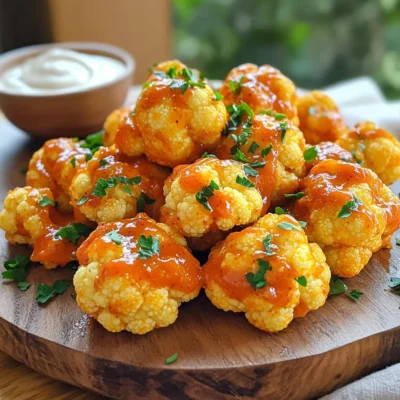 Spicy Buffalo Cauliflower Bites Flavorful Game Changer