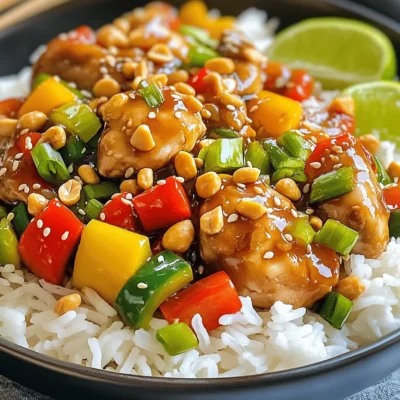 Min Kung Pao Chicken Flavorful Weeknight Dinner Recipe