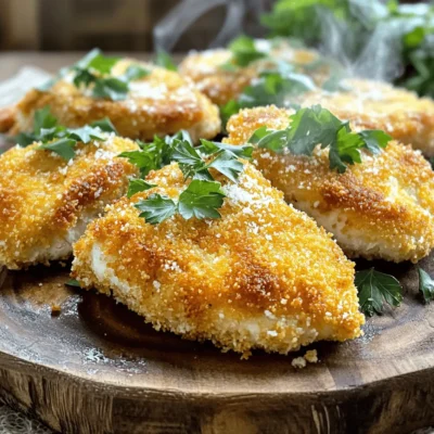 Panko Parmesan Chicken Cutlets Crispy and Tasty Meal