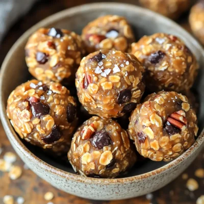 No Bake Salted Caramel Energy Bites Delightful Snack