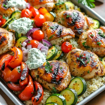 Sheet-Pan Greek Chicken Gyro Bowls Nutritious Meal
