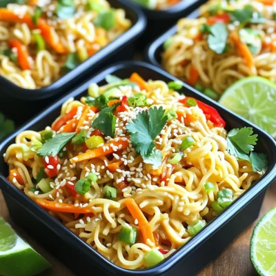 Minute Sesame Peanut Noodle Salad Simple and Quick Meal