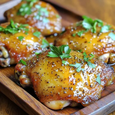 Apple Cider Glazed Chicken Thighs Flavorful Delight