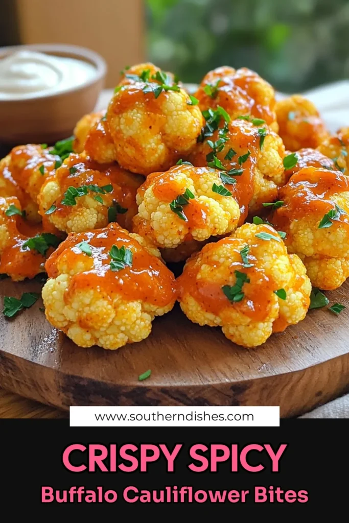 Spice up your snack time with these delicious Spicy Buffalo Cauliflower Bites! This recipe features crispy baked cauliflower coated in a zesty hot sauce, perfect for game day or a tasty appetizer. With easy ingredients and simple steps, you'll have a flavorful dish ready in just under an hour. Dive into the details and discover how to make this crowd-pleaser that everyone will love. Click to explore the full recipe now!