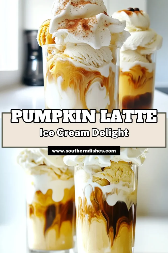 Indulge in the ultimate fall treat with these Pumpkin Spice Latte Ice Cream Floats! This quick and easy recipe combines creamy pumpkin spice ice cream, rich espresso, and a delicious pumpkin mixture for a refreshing dessert. Perfect for cozy gatherings or a sweet pick-me-up, this delightful float is topped with whipped cream and warm spices. Click through for the full recipe and whip up this seasonal favorite today! #PumpkinSpiceLatte #IceCreamFloats #FallDessert #CoffeeLovers
