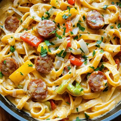Creamy Cajun Pasta With Sausage Flavorful Dinner Idea