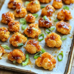 - 1 large head of cauliflower, cut into florets - 1 cup cornstarch - 2 tablespoons vegetable oil - 1 tablespoon ginger, minced - 2 cloves garlic, minced - 1/4 cup soy sauce - 1/4 cup hoisin sauce - 2 tablespoons rice vinegar - 1 tablespoon sesame oil - 1 tablespoon Sriracha (adjust for spice preference) - 2 green onions, sliced - Sesame seeds To create General Tso’s Cauliflower, gather these fresh ingredients. Start with a head of cauliflower. Cut it into bite-sized florets. The cornstarch gives them a great crunch. Use vegetable oil for baking. For the sauce, minced ginger and garlic add flavor. Soy sauce and hoisin sauce create a rich base. Rice vinegar adds tanginess, while sesame oil gives depth. Sriracha brings the heat, so adjust it based on your taste. Finally, use green onions and sesame seeds as garnishes. They add color and crunch. Gather all these ingredients to start your cooking adventure! First, I preheat my oven to 425°F (220°C). This step is key for crispiness. Next, I take a large head of cauliflower and cut it into bite-sized florets. In a big bowl, I toss the florets with 1 cup of cornstarch. This coating makes the cauliflower super crunchy. I want to ensure each piece gets covered well. Now, I arrange the coated cauliflower florets on a baking sheet lined with parchment paper. I drizzle 2 tablespoons of vegetable oil over them. This helps them crisp up nicely. I bake the cauliflower for about 25-30 minutes. Halfway through, I flip the florets to get even browning. They should turn golden brown and crunchy. While the cauliflower bakes, I prepare the sauce. First, I heat a medium saucepan over medium heat. I add 1 tablespoon of minced ginger and 2 cloves of minced garlic. I sauté these for about 1 minute until they smell great. Then, I pour in 1/4 cup of soy sauce, 1/4 cup of hoisin sauce, 2 tablespoons of rice vinegar, 1 tablespoon of sesame oil, and 1 tablespoon of Sriracha. I stir everything together and let it simmer for 5 minutes. This thickens the sauce and brings all the flavors together. Once the cauliflower is baked, I take it out of the oven. I carefully transfer the hot cauliflower to the saucepan with the sauce. I toss everything well to coat the florets evenly. Next, I return the coated cauliflower to the baking sheet. I bake it again for an extra 5 minutes to seal in that amazing flavor. After this, I let it cool a bit. For some extra heat, I drizzle more Sriracha on top. Finally, I serve it warm, garnished with sliced green onions and sesame seeds. Enjoy! The key to a great crunch is the cornstarch coating. It locks in moisture and creates a crispy layer. Make sure every floret is coated well. This step is essential for that satisfying bite. Set your oven to 425°F (220°C). This high heat helps achieve the perfect crisp. Bake the cauliflower for 25-30 minutes. Flip them halfway to ensure an even golden brown. Want to control the heat? Sriracha is your friend. You can add more or less, depending on your taste. Start with one tablespoon for a mild kick. If you like it spicy, add more. Just remember to taste as you go! Get creative by adding more veggies. Broccoli, bell peppers, or snap peas work well. You can also toss in some protein like tofu or chicken for extra substance. If you're feeling adventurous, try different sauces. Teriyaki or sweet chili sauce could give a fun twist. Just mix and match to find your favorite flavor combo! {{image_2}} You can make General Tso's cauliflower in a few healthier ways. One option is to bake instead of fry it. Baking gives you a nice crunch without extra oil. You can also make it gluten-free. Just use gluten-free soy sauce and cornstarch. This way, everyone can enjoy this dish! Want to mix it up? Try sweet and sour flavors. Add some pineapple or bell peppers for a fruity twist. If you like heat, go for spicy options. Increase the Sriracha or add chili flakes. You can even create your own sauce to suit your taste! General Tso's cauliflower pairs well with rice or noodles. These sides soak up the sauce and add fullness to your meal. You can also toss it into salads for a crunchy bite. This adds texture and flavor, making a delightful dish. To store your leftover General Tso’s Cauliflower, let it cool first. Place it in an airtight container. This keeps it fresh. You can enjoy it again within three days. For reheating, use an oven or an air fryer. Heat it at 350°F (175°C) for about 10 minutes. This method keeps the cauliflower crispy. You can also use a microwave, but it may not stay crunchy. If you want to keep General Tso’s Cauliflower longer, freezing is a great option. First, let the dish cool completely. Transfer it to a freezer-safe container. You can also wrap it tightly in plastic wrap. Make sure to remove as much air as possible. When you’re ready to eat, thaw it in the fridge overnight. Reheat it in the oven for the best texture. In the fridge, General Tso’s Cauliflower lasts about three days. If you freeze it, it can last up to three months. Just remember to check for any freezer burn before cooking. Enjoy your flavorful dish at its best! You can use soy sauce mixed with a bit of sugar. This mix gives a sweet and salty taste. Another option is to use plum sauce or barbecue sauce. Both add nice flavors to the dish. Yes, you can prepare the cauliflower and sauce ahead. Store them separately in the fridge for up to two days. When ready to eat, just bake the cauliflower and toss it with the sauce. Yes, General Tso’s Cauliflower is vegan. It uses plant-based ingredients like cauliflower and soy sauce. No animal products are in this dish, making it perfect for vegan diets. Add more Sriracha to the sauce for extra heat. You can also sprinkle in red pepper flakes. Adjust these spices to fit your heat preference. You can use frozen cauliflower, but it may not get as crispy. Make sure to thaw and drain it before coating with cornstarch. This helps keep the texture nice and crunchy. In this article, we explored how to make delicious General Tso's Cauliflower. We covered the main ingredients, sauce components, and garnishes that bring this dish to life. I shared step-by-step instructions for preparing and baking the cauliflower while giving tips for the perfect crisp. We also discussed variations, healthier options, and storage information for leftovers. Now you can enjoy a tasty dish that suits your taste and diet. This recipe is easy to follow and great for any meal. Enjoy your cooking!