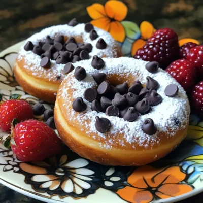 Chocolate Chip Protein Donuts Delightful and Healthy