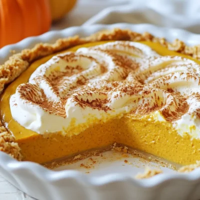 Silken Tofu Pumpkin Pie Comforting and Creamy Delight