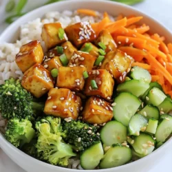 Teriyaki Tofu Buddha Bowl Nourishing Vegan Delight