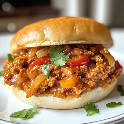Ground Chicken Sloppy Joes Quick and Easy Recipe
