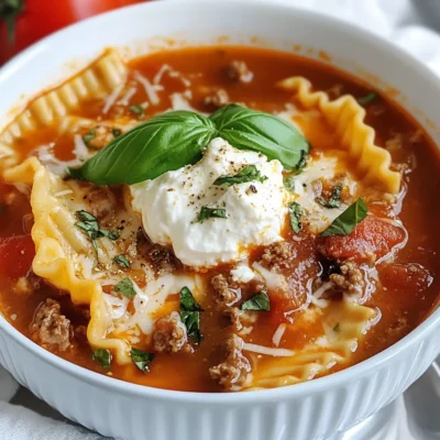 Crockpot Lasagna Soup Flavorful and Easy Comfort Meal