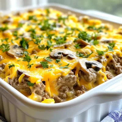 Keto Beef Stroganoff Casserole Simple and Satisfying