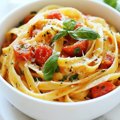 Silky Tomato Garlic Pasta Quick and Tasty Meal