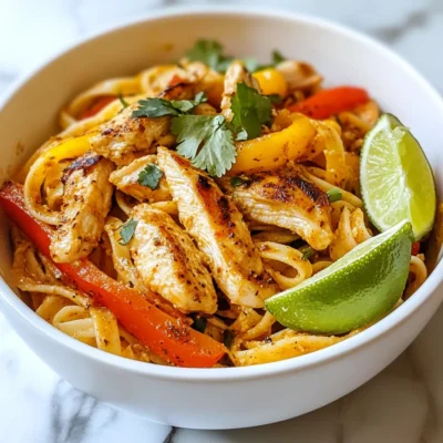 Chicken Fajita Pasta Tasty and Quick Dinner Idea