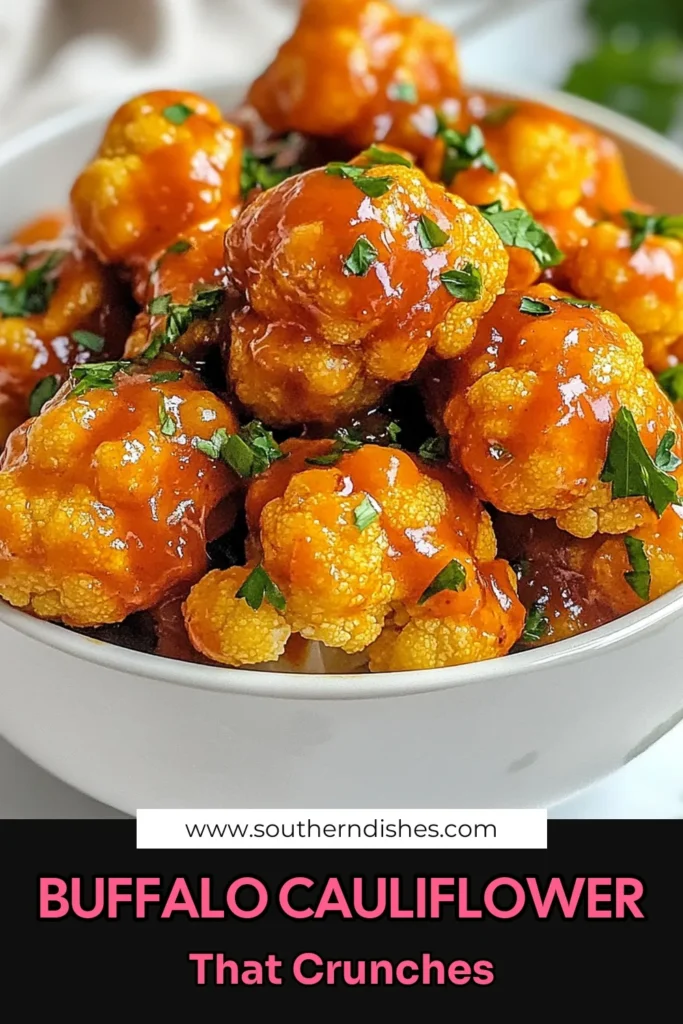 Looking for a game-changing appetizer? Try this Air Fryer Buffalo Cauliflower recipe! Delivering crispy, spicy goodness, this healthy buffalo cauliflower is perfect for any gathering. It's a vegan air fryer recipe that shines as a mouthwatering spicy cauliflower appetizer. Enjoy a guilt-free treat that satisfies your cravings. Save this recipe for your next party and impress your guests! #AirFryerBuffaloCauliflower #CrispyCauliflowerRecipes #VeganAirFryerRecipes #SpicyCauliflowerAppetizer