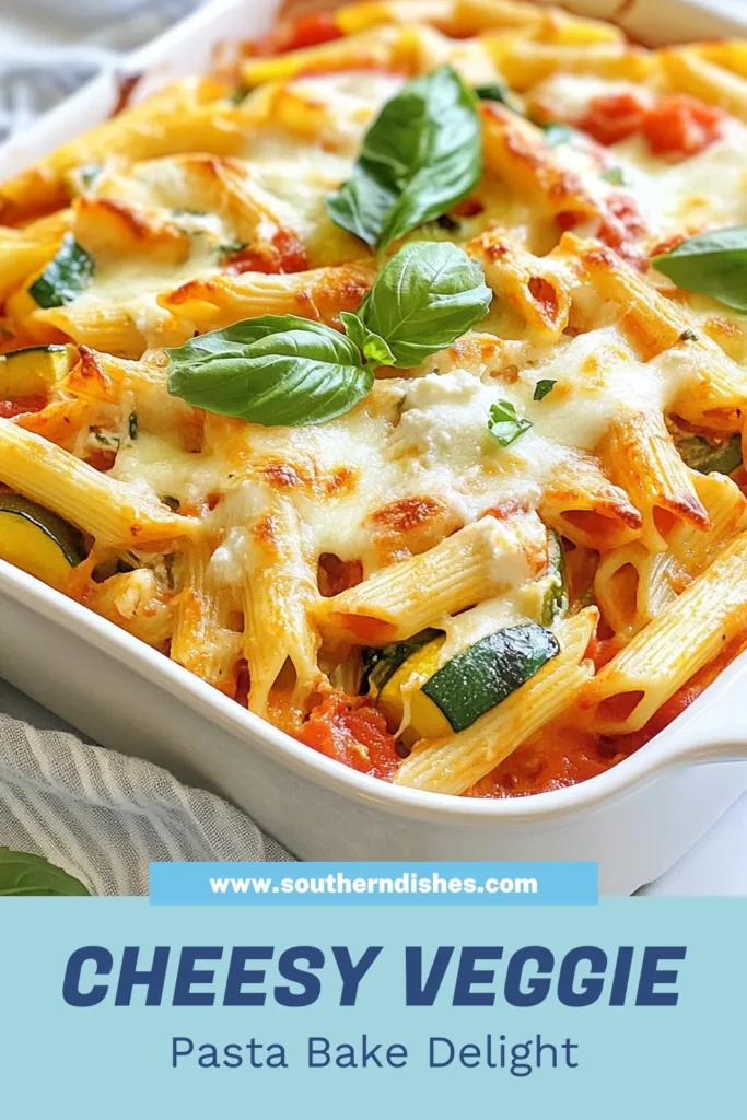 Savor this easy cheesy vegetable pasta bake, a delightful twist on baked penne pasta! Packed with colorful veggies and creamy ricotta, this vegetarian pasta recipe is perfect for weeknight dinners. Whip up this delicious ricotta cheese pasta bake in under an hour for a comforting meal the whole family will love. Don’t miss out—try this easy pasta bake recipe today! #PastaBake #VegetarianRecipes #EasyDinner #ComfortFood