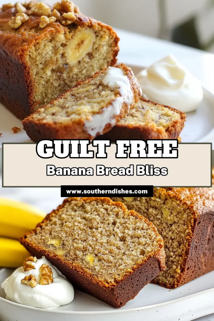 Discover this delicious sugar-free banana bread recipe that’s perfect for a healthy snack or dessert. Made with whole wheat flour, this low-carb banana bread is sweetened naturally with ripe bananas and applesauce, making it a top choice for sugar-free baking recipes. Enjoy a slice guilt-free! Bake it today and elevate your healthy eating game! Don't forget to save this healthy banana bread recipe! #SugarFreeBananaBread #HealthyRecipes #LowCarbBaking #WholeWheatCooking