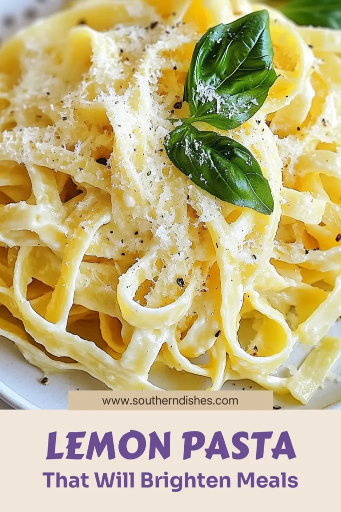 Indulge in this vibrant creamy lemon pasta recipe that's perfect for any occasion! This easy lemon linguine features fettuccine tossed in a luscious garlic lemon cream sauce, delivering a zesty pasta dish that's sure to impress. Ready in just 25 minutes, it's a delightful meal for your family or guests. Discover the decadent flavors of creamy lemon fettuccine tonight! Don’t forget to save this recipe for later! #LemonPasta #PastaRecipe #EasyDinner #Foodie