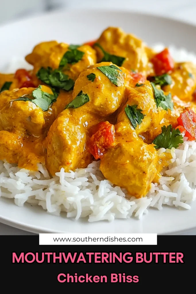 Discover the ultimate Easy Butter Chicken recipe that brings restaurant-quality flavors right to your kitchen! This creamy butter chicken is a must-try for any chicken curry recipe lover. With homestyle ingredients, you’ll create authentic Indian butter chicken that’s sure to impress. Perfect for dinner or meal prep! Don’t miss out—save this recipe for a delightful weeknight meal! #EasyButterChicken #CreamyButterChicken #HomemadeButterChicken #ChickenCurryRecipe