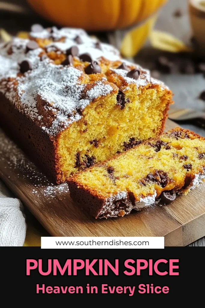 Indulge in this delightful pumpkin spice bread, perfect for your fall baking recipes. This easy pumpkin loaf combines rich pumpkin puree, warm spices, and optional chocolate chips for a truly spiced pumpkin dessert. With our simple pumpkin bread recipe, you can whip up a delicious treat in no time. Don’t miss out on savoring this classic pumpkin bread—save this recipe now! #PumpkinBread #FallBaking #PumpkinSpice #EasyRecipes