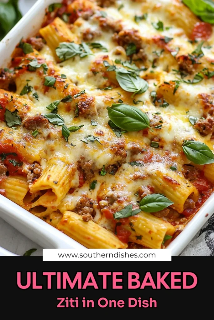 Discover the ultimate Baked Ziti Recipe with our Easy Baked Ziti Supreme! This cheesy baked ziti features savory Italian sausage ziti and creamy ricotta for a comforting meal that the whole family will love. Perfect for busy nights, this dish is quick to prepare and packed with flavor. Ready to impress at your next dinner? Save this delicious recipe and bring some Italian flair to your table! #BakedZiti #EasyRecipes #PastaLovers #ItalianCuisine