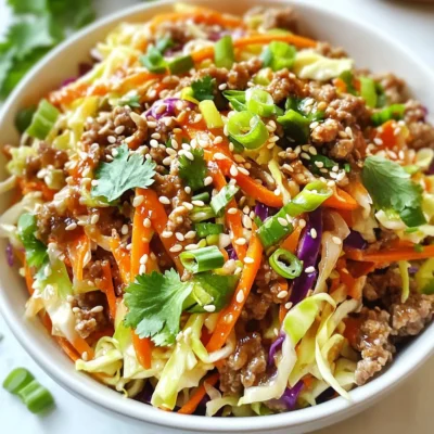 Healthy Egg Roll in a Bowl Easy and Flavorful Recipe